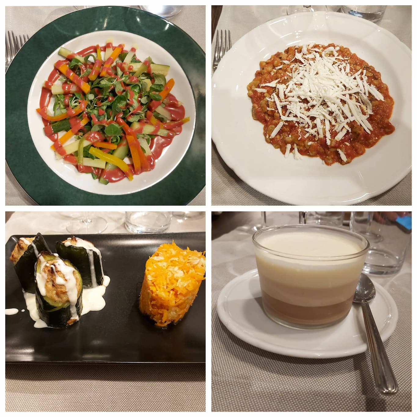 Menù dell'orto